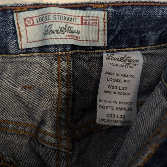 Levi's Signature Loose Fit Cropped Jeans - Picture 4 of 4